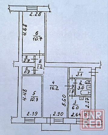Продажа 3 комн.кв., пр. Ильича (Дс Дружба) Донецк - изображение 1