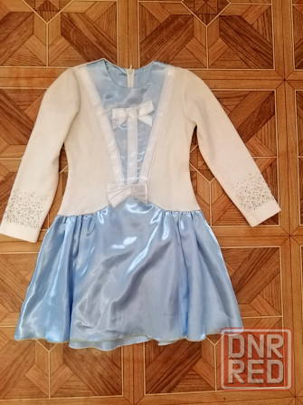 Продам платье детское велюр сатин на 4 года Донецк - изображение 2