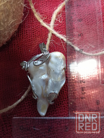 Распродажа подвеска редкий жемчуг в форме сердца Донецк - изображение 2