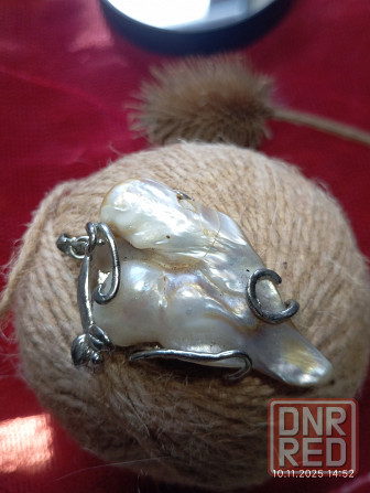 Распродажа подвеска редкий жемчуг в форме сердца Донецк - изображение 1