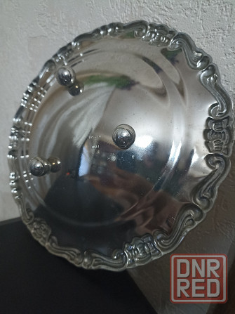 Конфетница , мельхиор , ссср Донецк - изображение 5