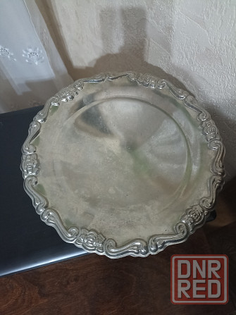 Конфетница , мельхиор , ссср Донецк - изображение 2