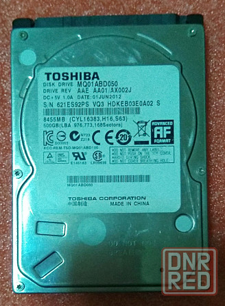 HDD 250GB SATA-II 2.5" 5400 RPM 8MB TOSHIBA MQ01ABD050 - Обмен на 15шт нерабочей памяти озу - Донецк - изображение 1