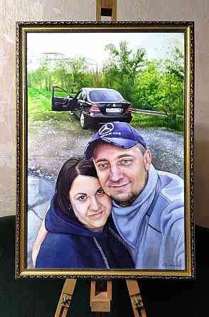 Портрет на заказ по фото (ручная работа от художника) Донецк