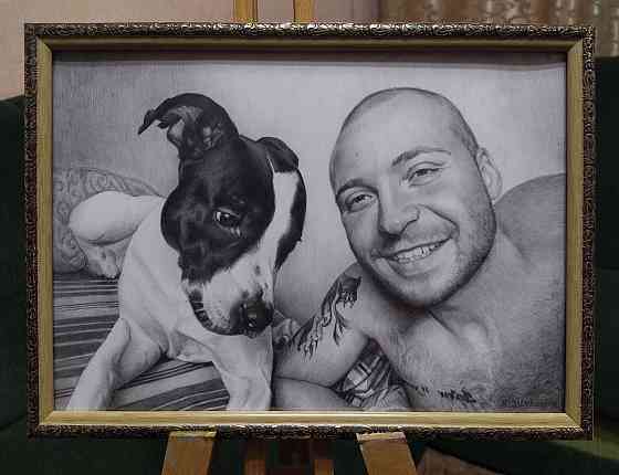 Портрет на заказ по фото (ручная работа от художника) Донецк