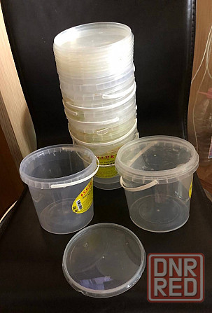 Ведро пластмассовое 1 литр Макеевка - изображение 1