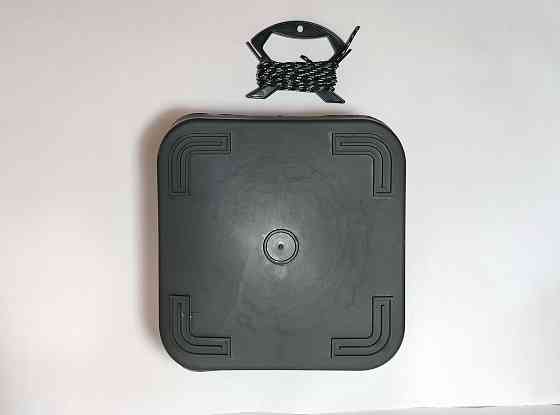 Складное ведро с сеткой для рыбалки 24х24х23,5 см (13 л) Донецк