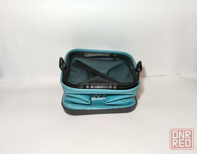 Складное ведро с сеткой для рыбалки 24х24х23,5 см (13 л) Донецк - изображение 6