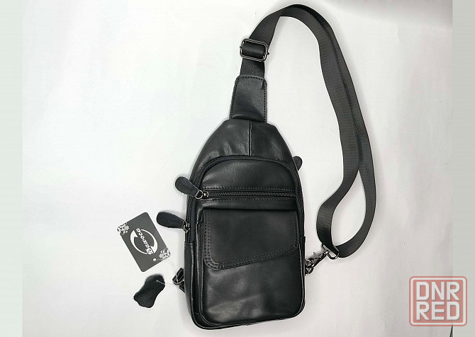 Нагрудная кожаная сумка Донецк - изображение 1