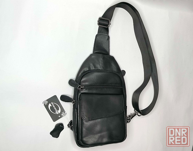 Нагрудная кожаная сумка Донецк - изображение 2