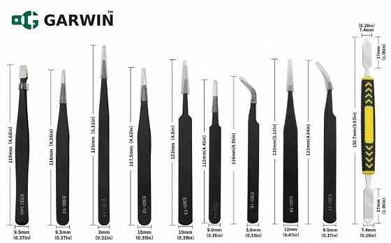 Набор технических антистатических пинцетов Донецк