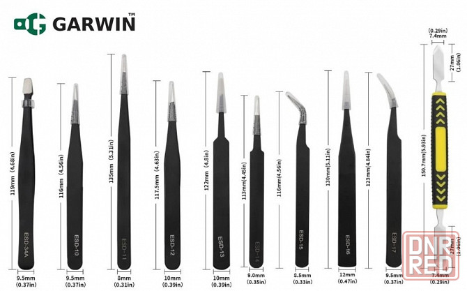 Набор технических антистатических пинцетов Донецк - изображение 4