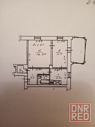 Продается 2 - х комнатная квартира, посёлок им. Абакумова Донецк - изображение 10
