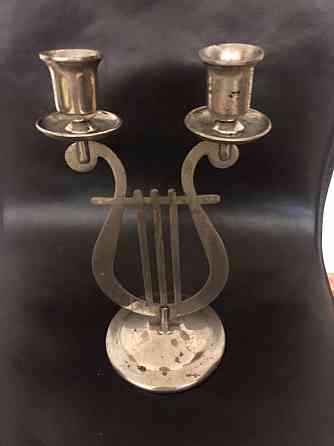 Винтажный металлический подсвечник Макеевка