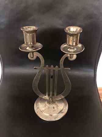 Винтажный металлический подсвечник Макеевка