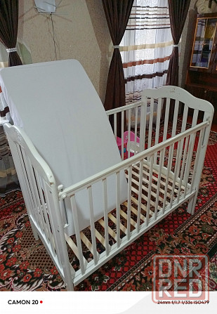 Продам манеж и матрас(с наматрасником) Донецк - изображение 3