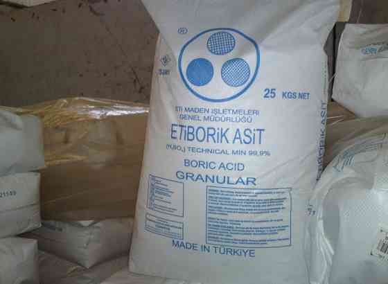 Борная кислота меш.25 кг. Донецк