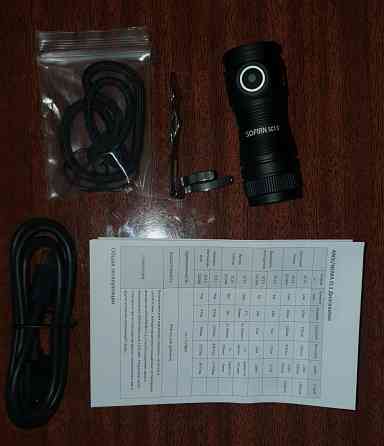 фонарик карманный edc sofirn sc13 1300lm type-c 1100mah Донецк