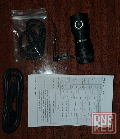 фонарик карманный edc sofirn sc13 1300lm type-c 1100mah Донецк - изображение 5