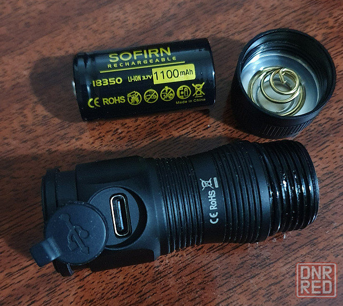 фонарик карманный edc sofirn sc13 1300lm type-c 1100mah Донецк - изображение 1