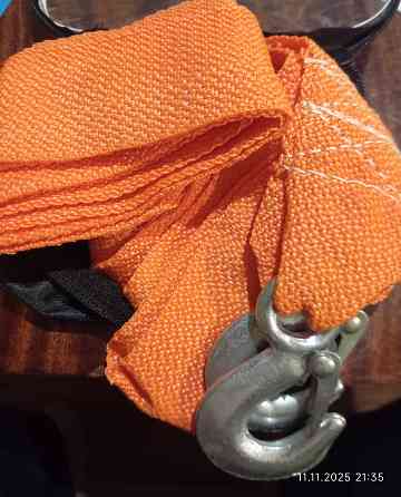 Трос буксировочный 5 м с крюками в чехле Донецк