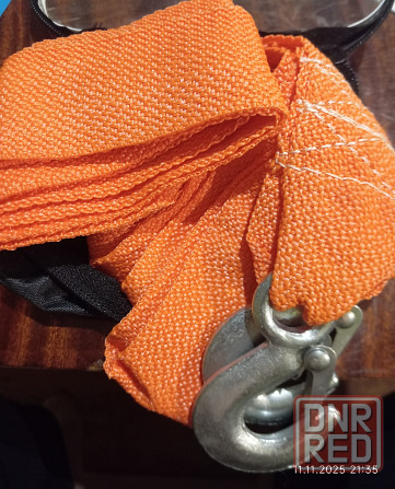 Трос буксировочный 5 м с крюками в чехле Донецк - изображение 1