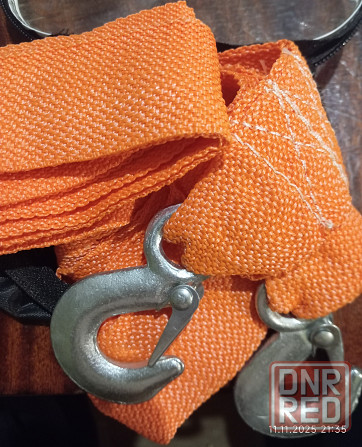 Трос буксировочный 5 м с крюками в чехле Донецк - изображение 2