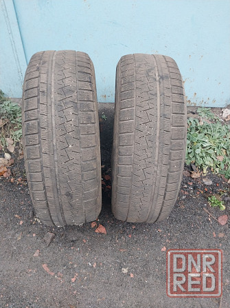 Продам 2 колеса 225/60/17 зима б/у Донецк - изображение 1