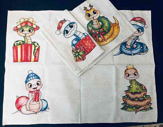 Салфетки лен новые Беларусь Макеевка