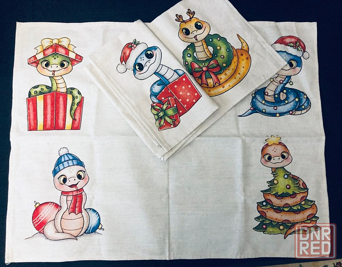 Салфетки лен новые Беларусь Макеевка - изображение 1