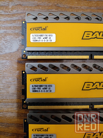 Оперативная память DDR3 Crucial Ballistix. Модули по 8Gb. Макеевка - изображение 4
