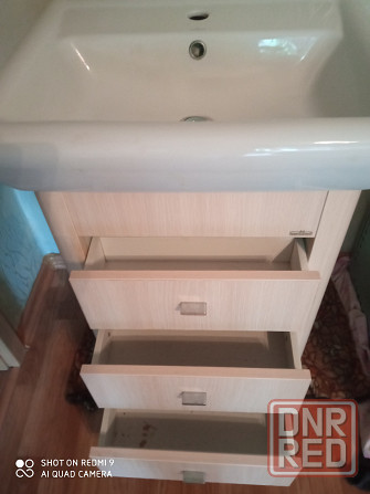 срочно дешево продам комплект мебели для ванной комнаты Макеевка - изображение 2