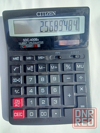 Калькулятор CITIZEN бухгалтерский SDC-400 B 12 разряд. DP Донецк - изображение 1