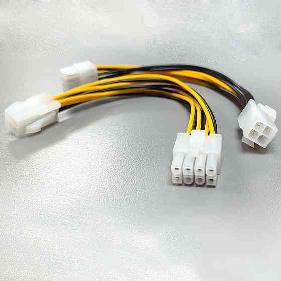 Переходник удлинитель питания процессора (CPU) 4 Pin на 8 Pin 12В Донецк