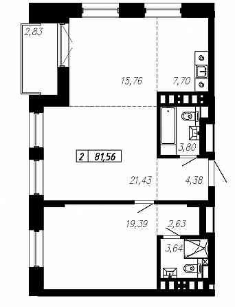 Продажа 2 комн.кв-ры в первом Новострое города. Донецк