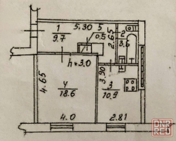 Продажа 1комн. квартиры «сталинка». Ориентир кинотеатр «Звездочка» Донецк - изображение 7