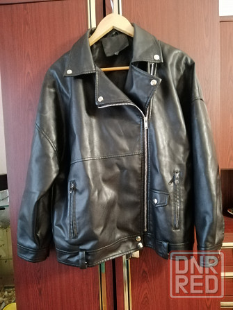 продам куртку косуху экокожа р.50 Донецк - изображение 1