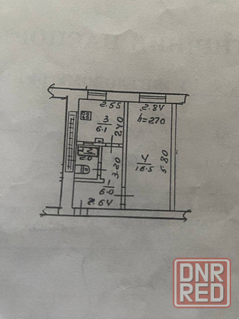 Продам 1- комнатную сталинку. Стоматология. Донецк - изображение 12