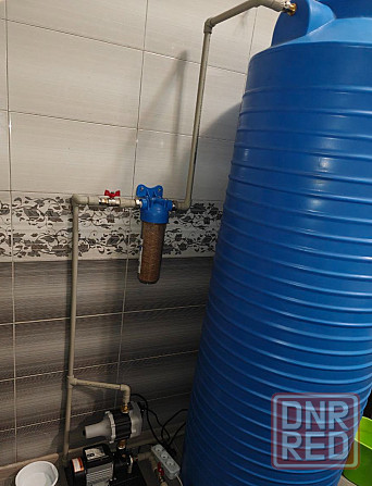 Установка насоса, накопительной ёмкости для водоснабжения квартиры или частного дома под ключ Донецк - изображение 2