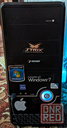 Корпус для пк ATX Grand черный Донецк - изображение 1