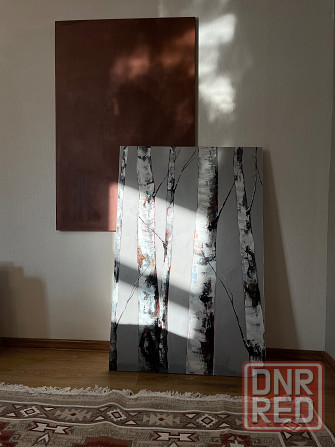 Картина «Берёзовая роща» 120х80 Донецк - изображение 1