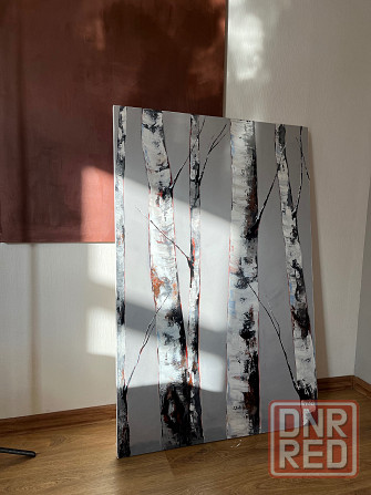 Картина «Берёзовая роща» 120х80 Донецк - изображение 2