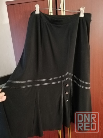 Продам юбку черную р. 58-60 Донецк - изображение 1