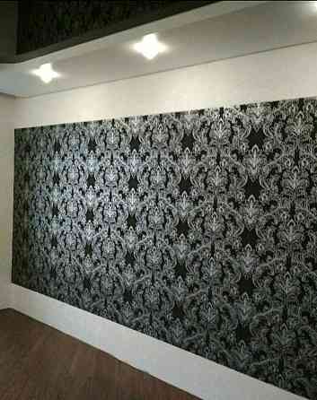 Поклейка обоев качественно, комната за день Шахтерск