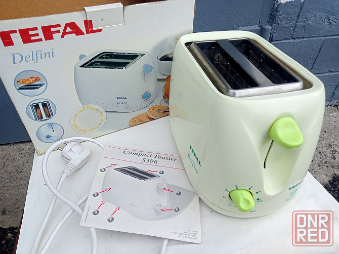 Tefal Delfini Тостер с поддоном, 2 тоста Донецк - изображение 6