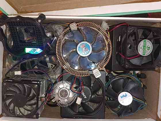 вентиляторы, провода, память для компьютера. Донецк