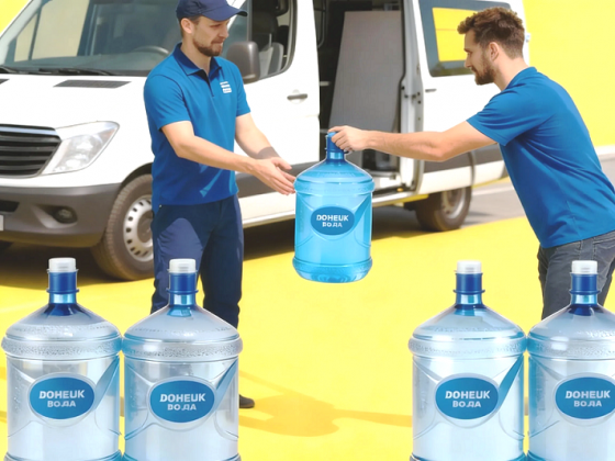 Доставка воды очищенной домой и в офис Донецк
