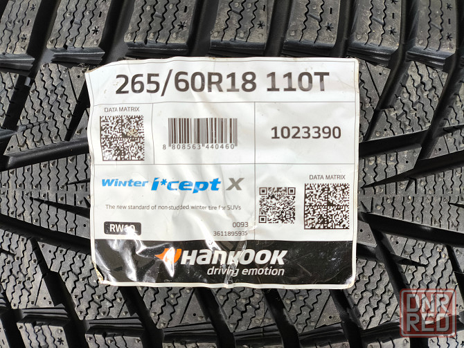 Продам зимние шины 265/60 R18 Hankook Dynapro I*Cept RW10 XL 110T (Корея) ---- 12 387 руб/шт. Донецк - изображение 1