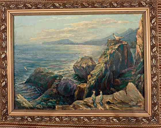 Картина "Морской вид Кара - Даг" Донецк