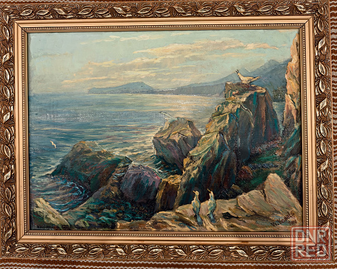 Картина "Морской вид Кара - Даг" Донецк - изображение 1